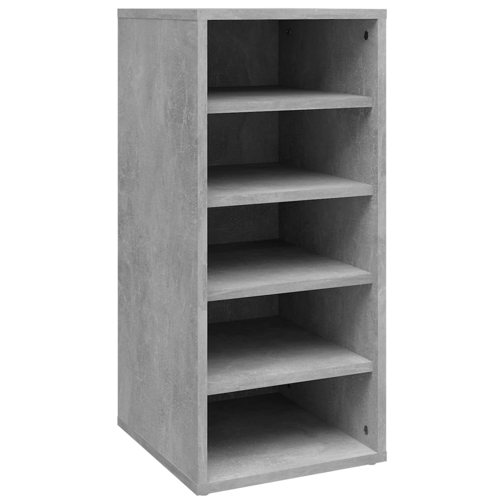vidaXL Botník betonově šedý 31,5 x 35 x 70 cm kompozitní dřevo