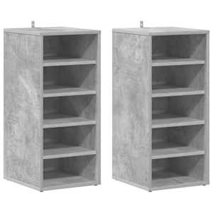 vidaXL kingakapid 2 tk, betoonhall, 31,5 x 35 x 70 cm, tehispuit