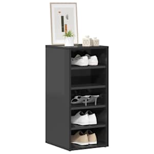 vidaXL skoreoler 2 stk. 31,5x35x70 cm sp&aring;nplade gr&aring; h&oslash;jglans