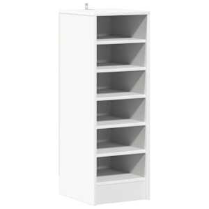 vidaXL kingakapp, valge, 31,5 x 35 x 90 cm, tehispuit