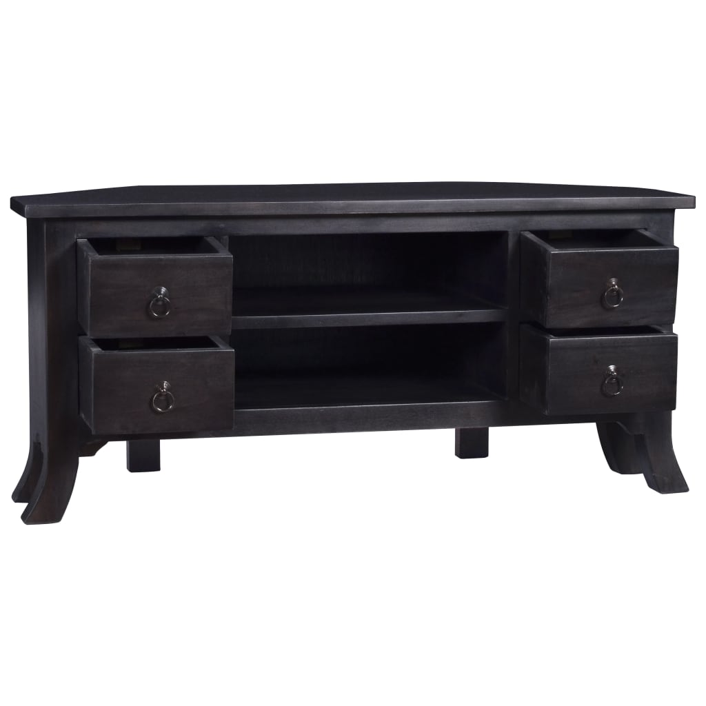 

vidaXL Tv-meubel 100x40x45 cm massief mahoniehout lichtkoffiekleurig