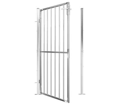 vidaXL Gartentor 100x180 cm Edelstahl vidaXL.de