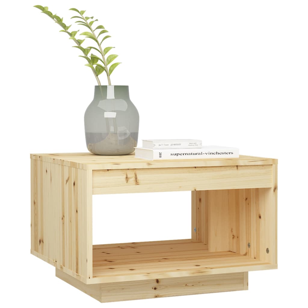 

vidaXL Salontafel 50x50x33,5 cm massief vurenhout