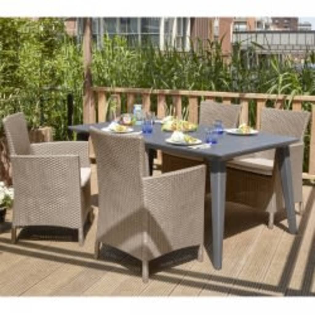 Keter Tuinstoel Iowa cappuccinokleurig 215519 afbeelding