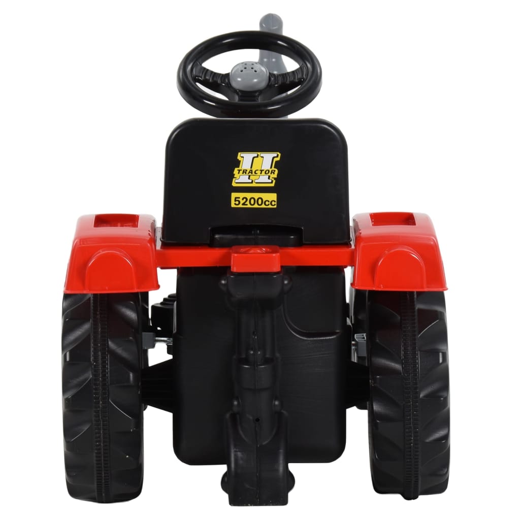 

vidaXL Traptractor rood en zwart