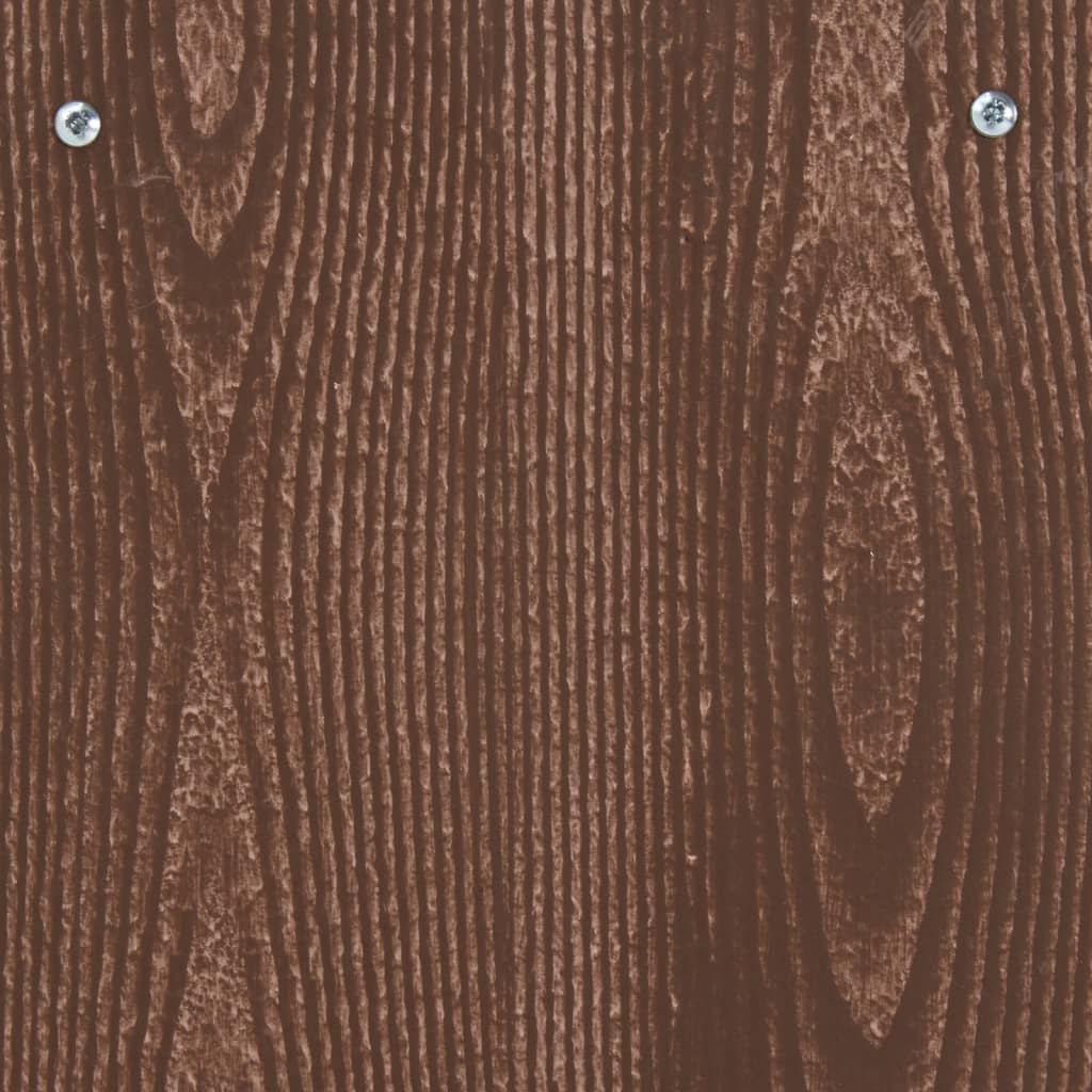 barna szerelt fa cipőtartó 90x24x81 cm