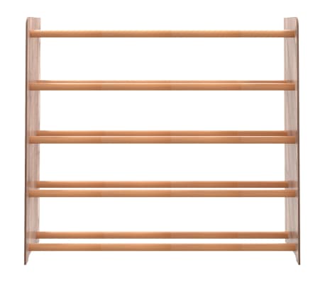 vidaXL Scarpiera Marrone 90x24x81 cm in Legno Multistrato