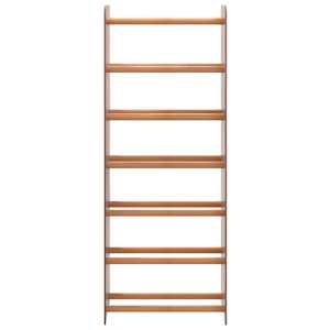 vidaXL Lentyna batams, rudos spalvos, 45x24x117cm, apdirbta mediena