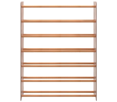 vidaXL Lentyna batams, rudos spalvos, 90x24x117cm, apdirbta mediena