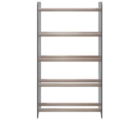 vidaXL Lentyna batams, pilkos spalvos, 45x24x81cm, apdirbta mediena