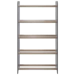 vidaXL Lentyna batams, pilkos spalvos, 45x24x81cm, apdirbta mediena