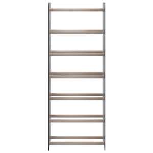 vidaXL Lentyna batams, pilkos spalvos, 45x24x117cm, apdirbta mediena