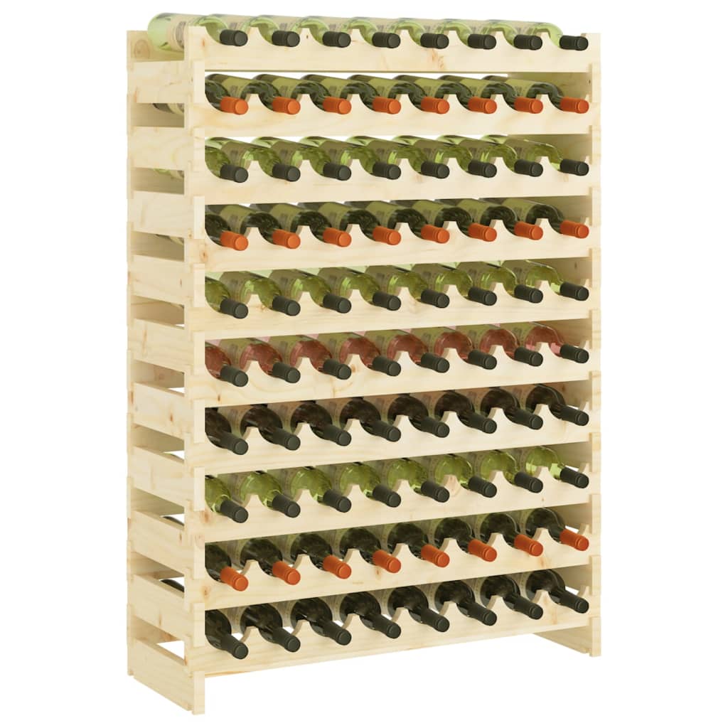 vidaXL Suport de vinuri, 83x29x112 cm, lemn masiv de pin