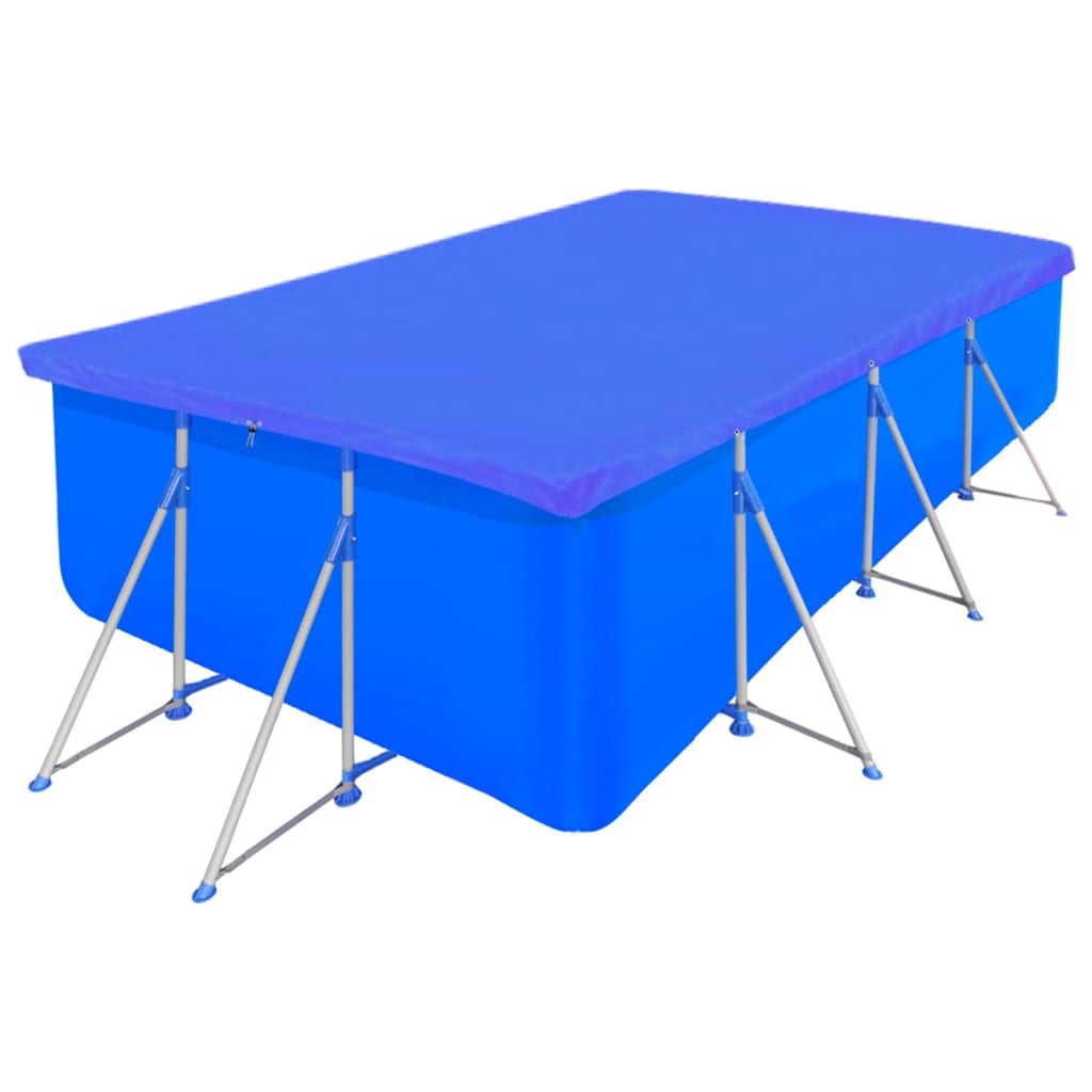 

vidaXL Zwembadhoezen 2 st rechthoekig 90 g/m² 400x207 cm PE