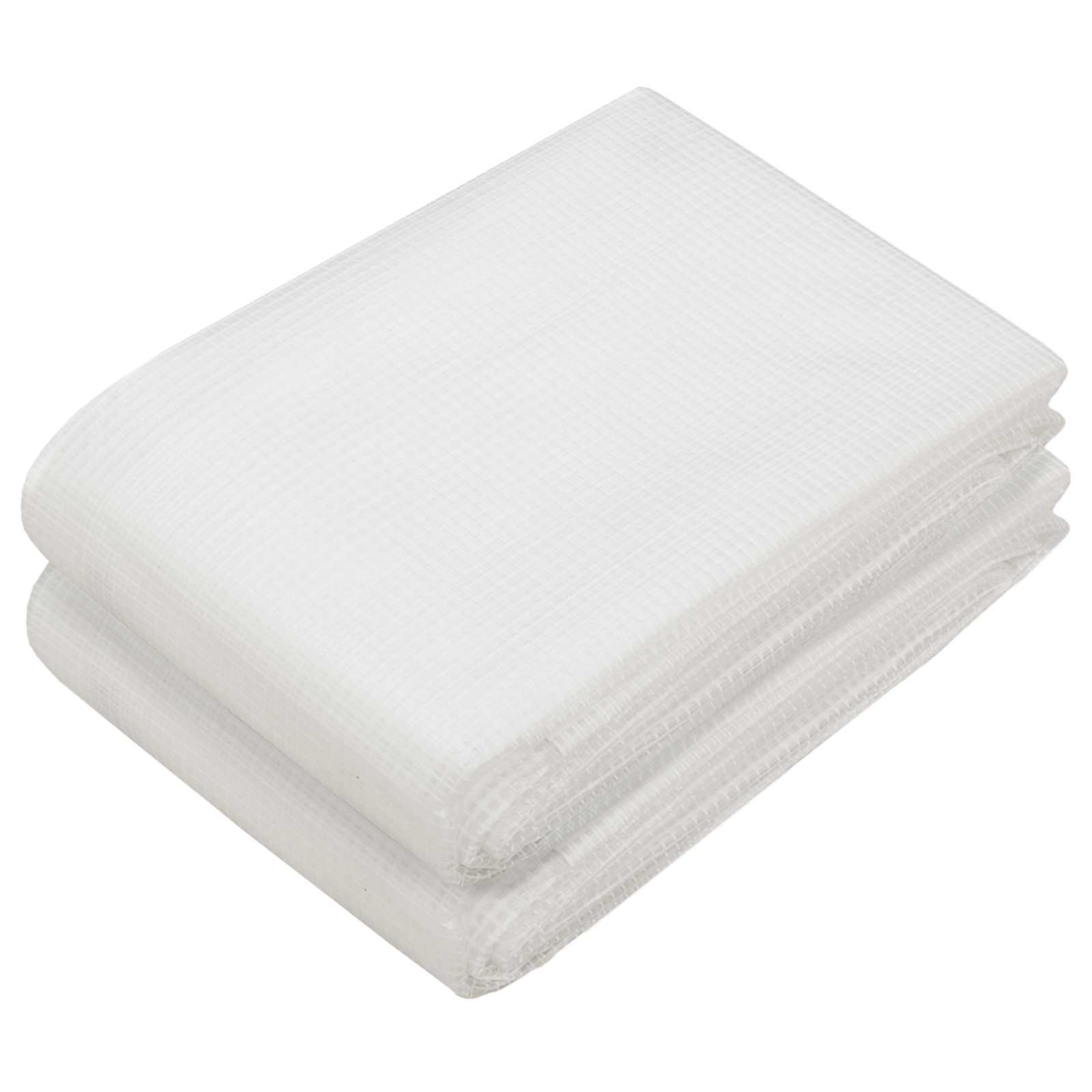 Krycí plachty 2 ks 260 g/m² 4 x 20 m bílé 3082834