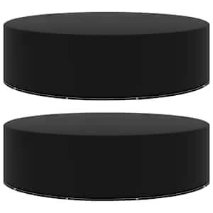 Pokrivalo za vrtno pohištvo 10 obročkov 2 kosa 205x90 cm