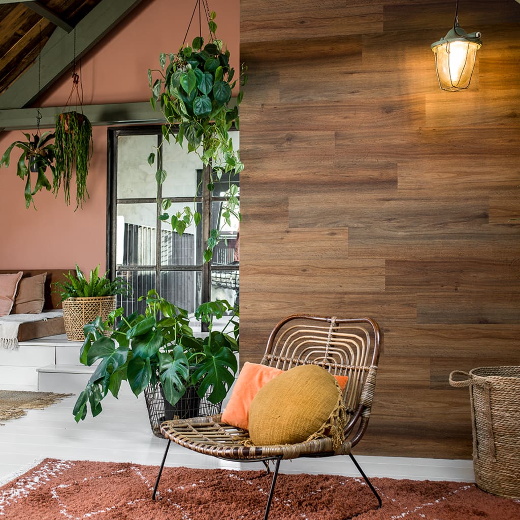 

WallArt 30 st Planken GL-WA28 hout-look eikenhout zadelbruin