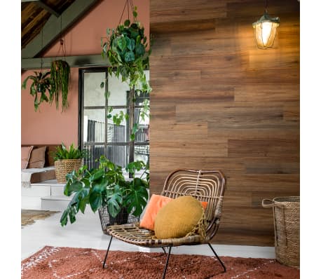 WallArt Panele ścienne drewnopodobne, 30 szt., GL-WA28, dąb brązowy