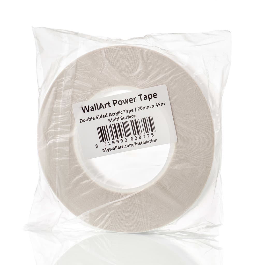 WallArt 2 st Powertape GL-WA35 dubbelzijdig transparant afbeelding