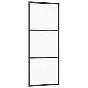 Posuvné dveře s kováním ESG sklo a hliník 76 x 205 cm - obrázek 3