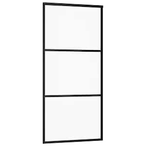 Posuvné dveře s kováním ESG sklo a hliník 90 x 205 cm - obrázek 3