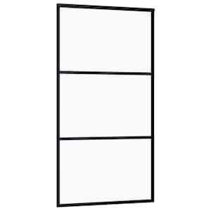 Posuvné dveře s kováním ESG sklo a hliník 102 x 205 cm - obrázek 3