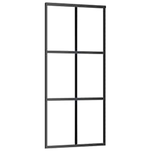 Posuvné dveře s kováním ESG sklo a hliník 90 x 205 cm - obrázek 3