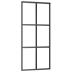 Posuvné dveře s kováním ESG sklo a hliník 90 x 205 cm - obrázek 3