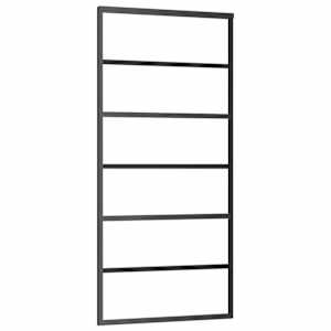 Posuvné dveře s kováním ESG sklo a hliník 90 x 205 cm - obrázek 3