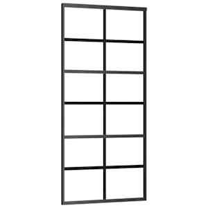 Posuvné dveře s kováním ESG sklo a hliník 90 x 205 cm - obrázek 3