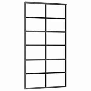 Posuvné dveře s kováním ESG sklo a hliník 102 x 205 cm - obrázek 3
