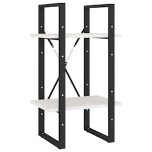 Knihovna s 5 policemi bílá 40 x 30 x 175 cm borové dřevo - obrázek 4