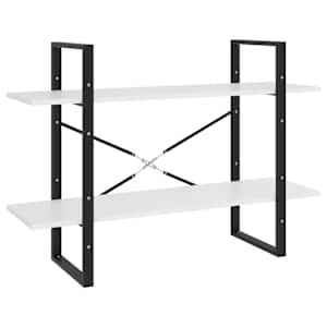 Knihovna s 5 policemi bílá 100 x 30 x 175 cm kompozitní dřevo - obrázek 5