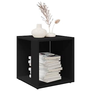 vidaXL Beistelltisch Schwarz 33x33x34,5 cm Holzwerkstoff