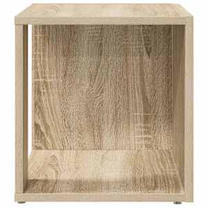 Odkládací stolek dub sonoma 33 x 33 x 34,5 cm kompozitní dřevo - obrázek 3