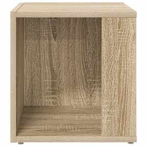 Odkládací stolek dub sonoma 33 x 33 x 34,5 cm kompozitní dřevo - obrázek 4