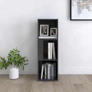 vidaXL Kulmakaappi harmaa 33x33x100 cm lastulevy