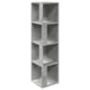 vidaXL Nurgakapid 33 x 33 x 132 cm Engineered wood Betoonhall