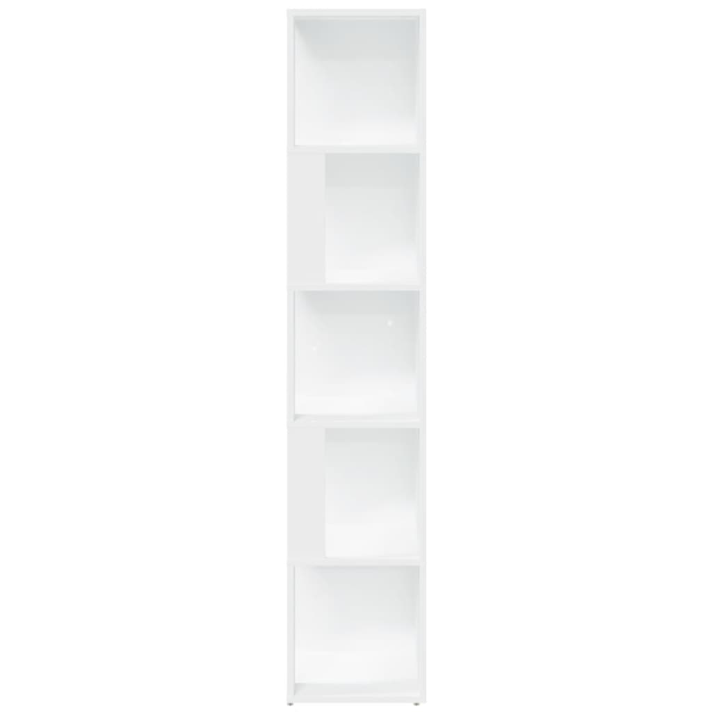 fehér forgácslap sarokszekrény 33 x 33 x 164,5 cm