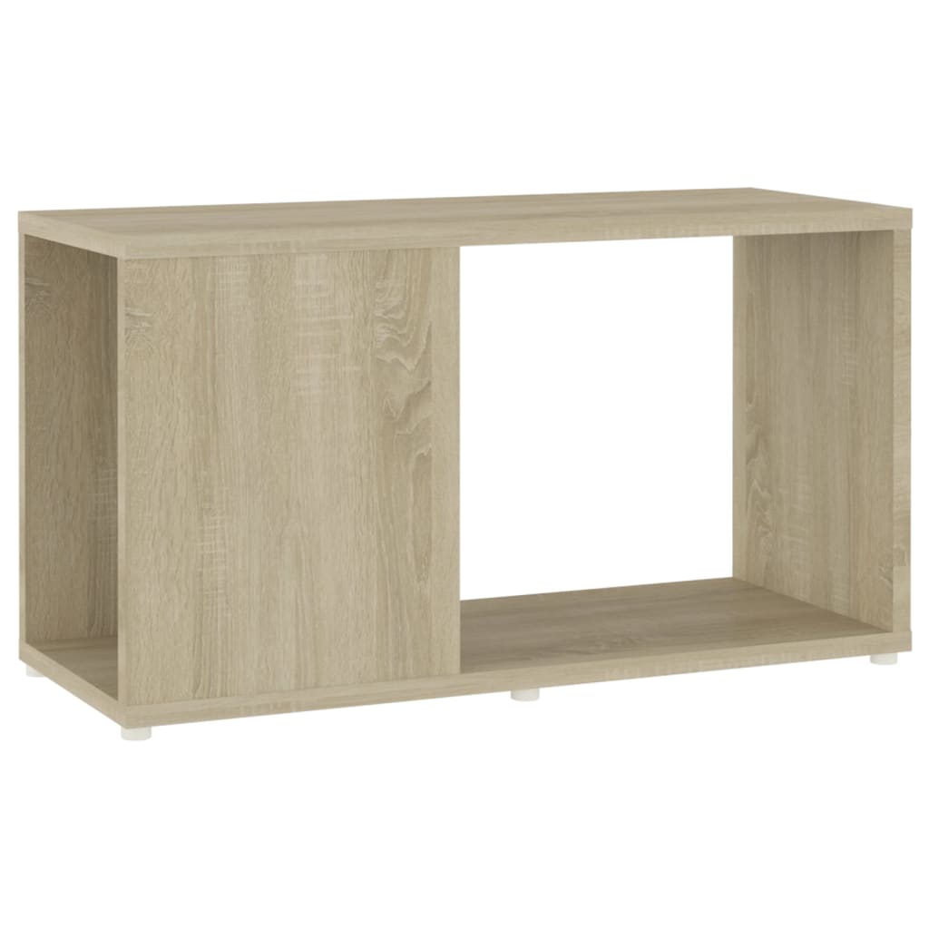 vidaXL Szafka pod TV, dąb sonoma, 60x24x32 cm, materiał drewnopochodny