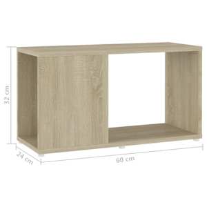 TV skříňka dub sonoma 60 x 24 x 32 cm dřevotříska - obrázek 6