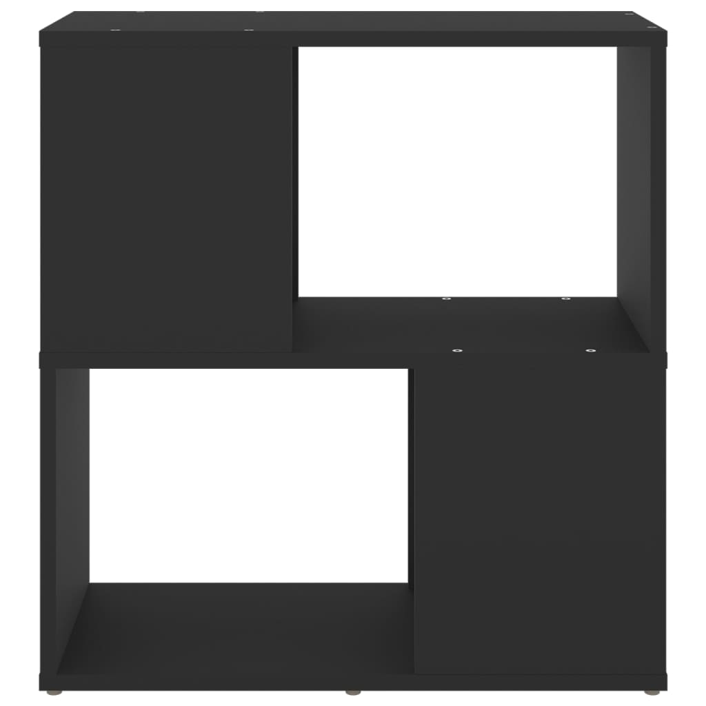  Knižnica čierna 60x24x63 cm drevotrieska