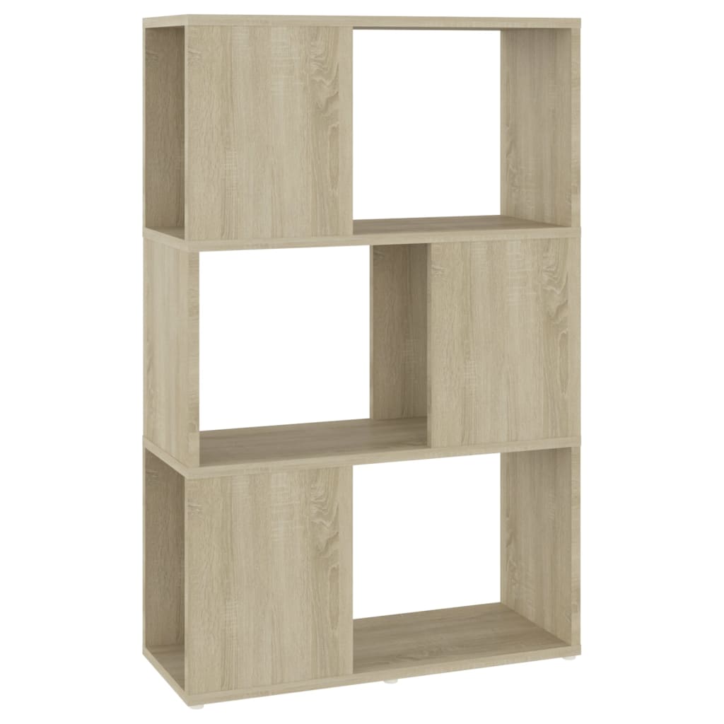 vidaXL Knihovna / dělicí stěna dub sonoma 60 x 24 x 94 cm dřevotříska
