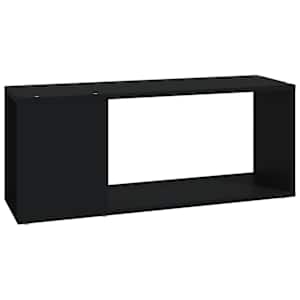 TV stolek černý 80 x 24 x 32 cm kompozitní dřevo - obrázek 2