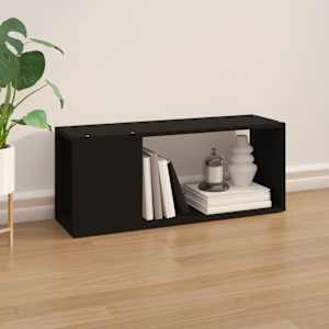 TV stolek černý 80 x 24 x 32 cm kompozitní dřevo - obrázek 3