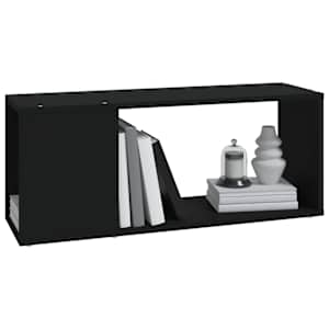 TV stolek černý 80 x 24 x 32 cm kompozitní dřevo - obrázek 4