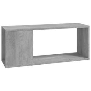 vidaXL telerikapp, betoon hall, 80 x 24 x 32 cm, puitlaastplaat
