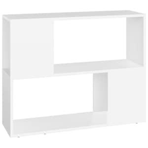 TV stolek bílý 80 x 24 x 63 cm kompozitní dřevo - obrázek 2