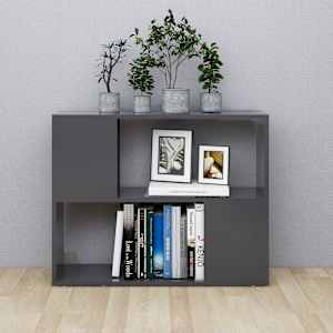 vidaXL Televizoriaus spintelė, pilkos spalvos, 80x24x63cm, MDP