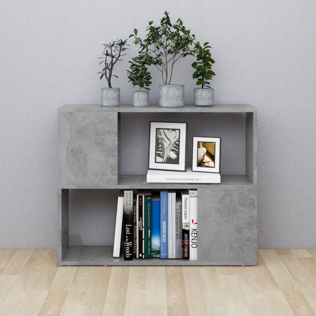 

vidaXL Tv-meubel 80x24x63 cm spaanplaat betongrijs